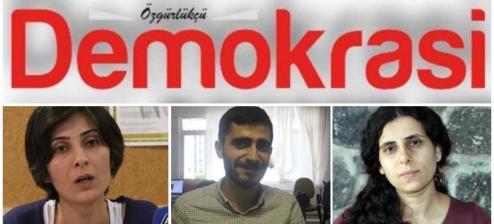 Prosecutor lays out charges against former Özgürlükçü Demokrasi journalists