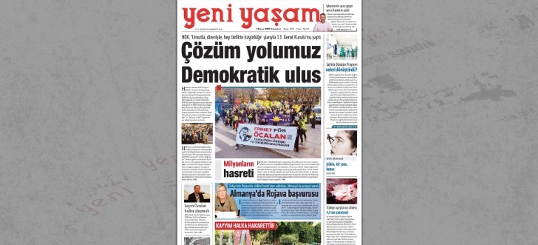 Yeni Yaşam newspaper ordered off the shelves six times in a month