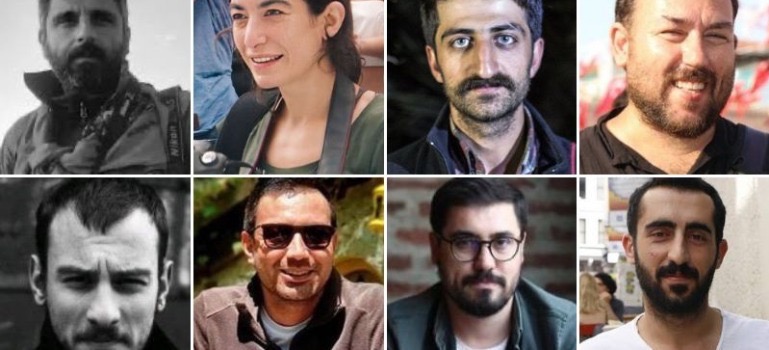 Trial of 8 journalists who covered the Saraçhane protest gets underway