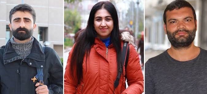 Prosecutor demands sentencing for journalists Esra Solin Dal, Mehmet Aslan, and Erdoğan Alayumat