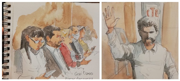 Kavala handed down life in prison, 7 defendants given 18 years in Gezi trial